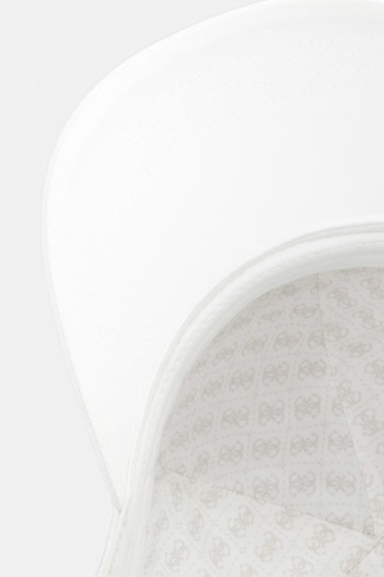 Guess czapka z daszkiem bawełniana biały AW5474.COT01