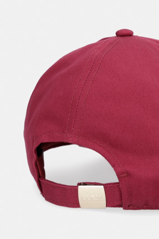 Akcesoria Guess czapka z daszkiem bawełniana AW5474.COT01 bordowy