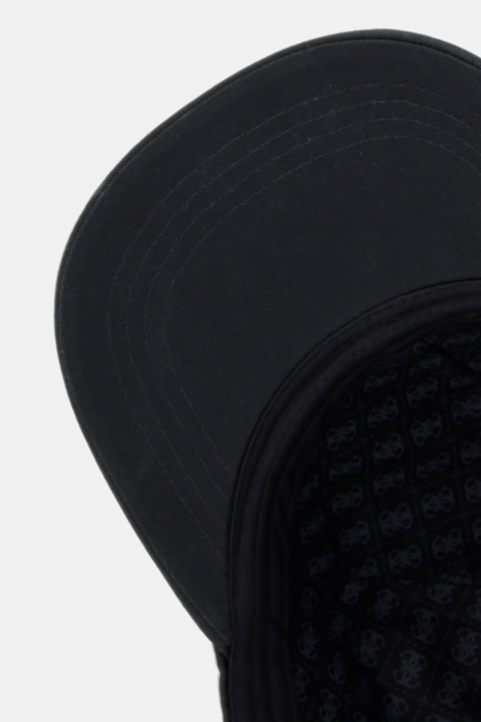 Guess czapka z daszkiem bawełniana czarny AW5474.COT01