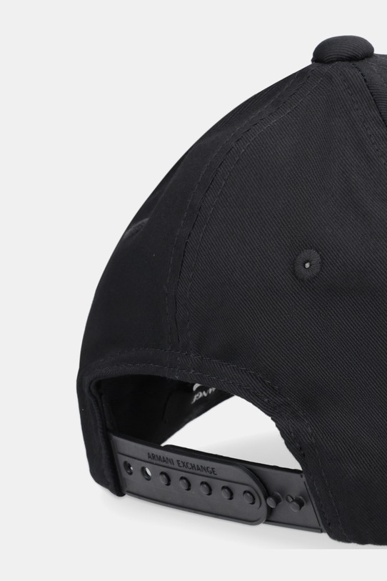 Akcesoria Armani Exchange czapka z daszkiem bawełniana XW001886.AF15502 czarny