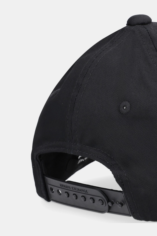 Akcesoria Armani Exchange czapka z daszkiem bawełniana XW001886.AF15502 czarny