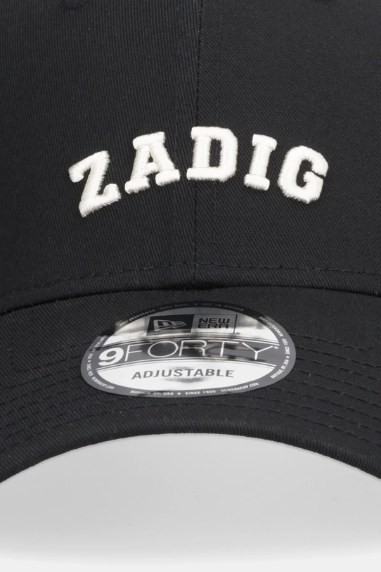 ZADIG&VOLTAIRE czapka z daszkiem OWHT01158 czarny SS26