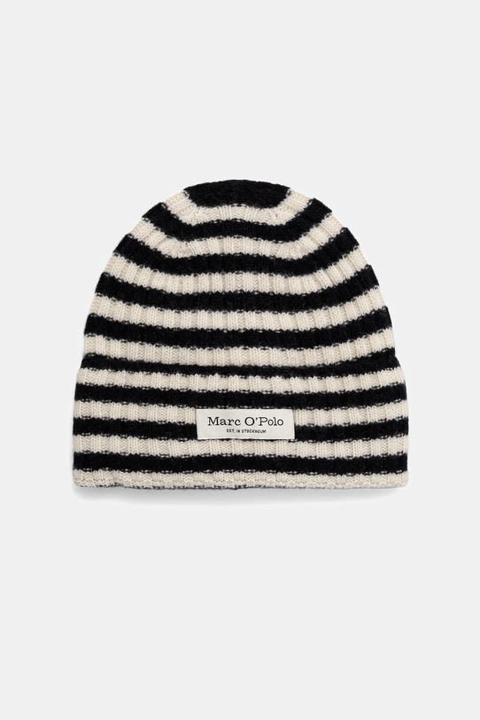 Marc O'Polo czapka wełniana wełna beżowy 600605401005