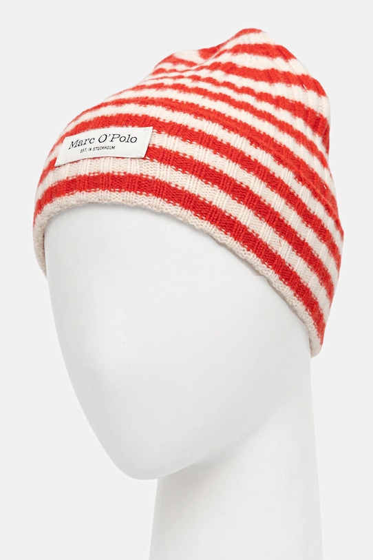 Akcesoria Marc O'Polo czapka wełniana 600605401005 czerwony