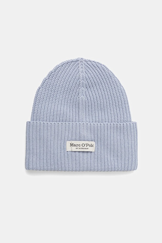 Čiapka Marc O'Polo bavlna modrá 600605901141