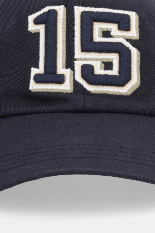 Marc O'Polo czapka z daszkiem bawełniana 5000007568 granatowy SS26