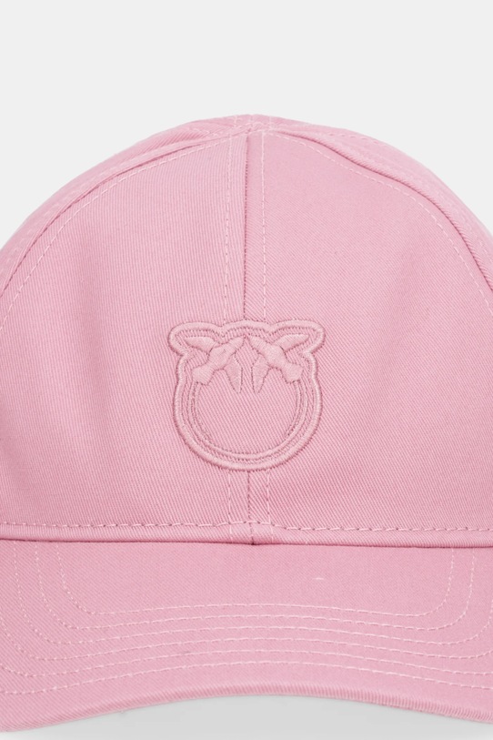 Pinko czapka z daszkiem bawełniana 106739.A38P różowy SS26