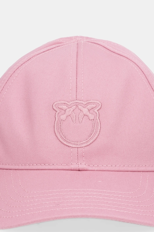 Pinko czapka z daszkiem bawełniana 106739.A38P różowy SS26