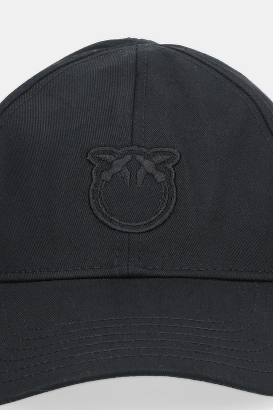 Pinko czapka z daszkiem bawełniana 106739.A38P czarny SS26