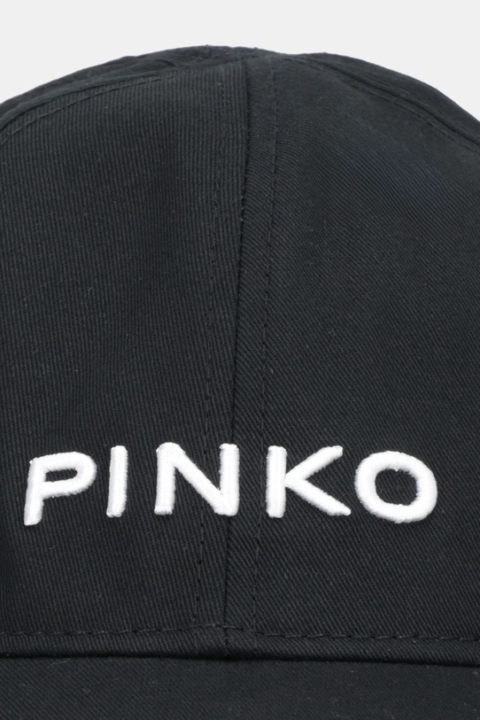 Pinko czapka z daszkiem bawełniana 106739.A38Q czarny SS26