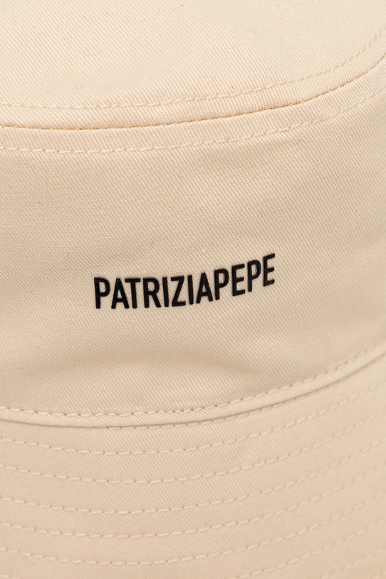 Patrizia Pepe kapelusz bawełniany beżowy 8F0106.AB01