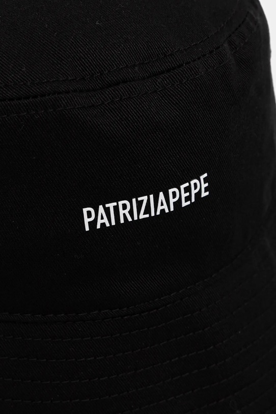 Akcesoria Patrizia Pepe kapelusz bawełniany 8F0106.AB01 czarny