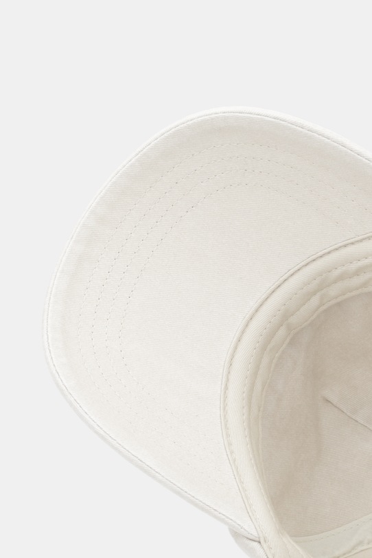 Patrizia Pepe czapka z daszkiem bawełniana beżowy 8F0108.A708
