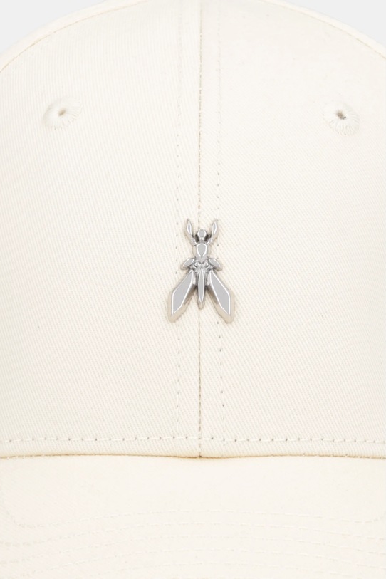 Patrizia Pepe czapka z daszkiem bawełniana 8F0109.AB01 beżowy SS26