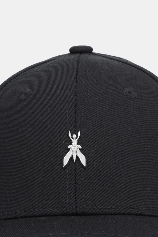 Patrizia Pepe czapka z daszkiem bawełniana 8F0109.AB01 czarny SS26