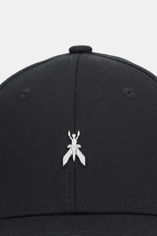 Patrizia Pepe pamut baseball sapka 8F0109.AB01 fekete SS26