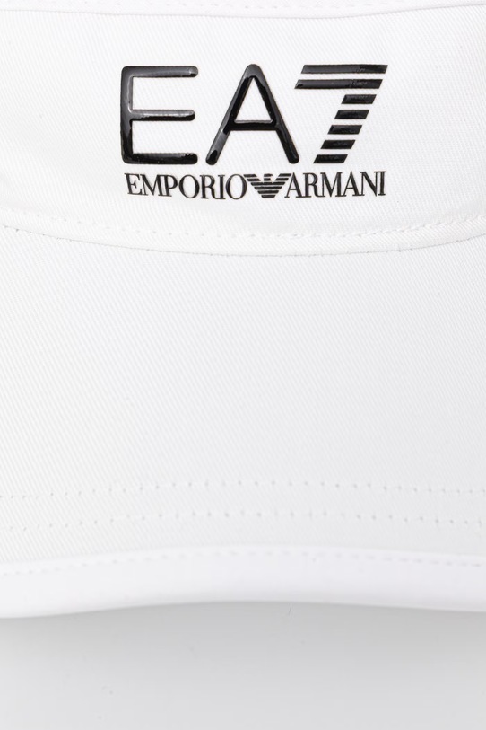 Akcesoria EA7 Emporio Armani daszek bawełniany AF13034.7W000797 biały
