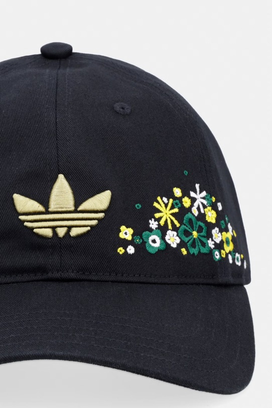 adidas Originals czapka z daszkiem bawełniana Liberty KC8655 czarny SS26