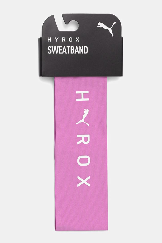 Puma opaska na głowę damska Sweatband HYROX fioletowy 054850.D
