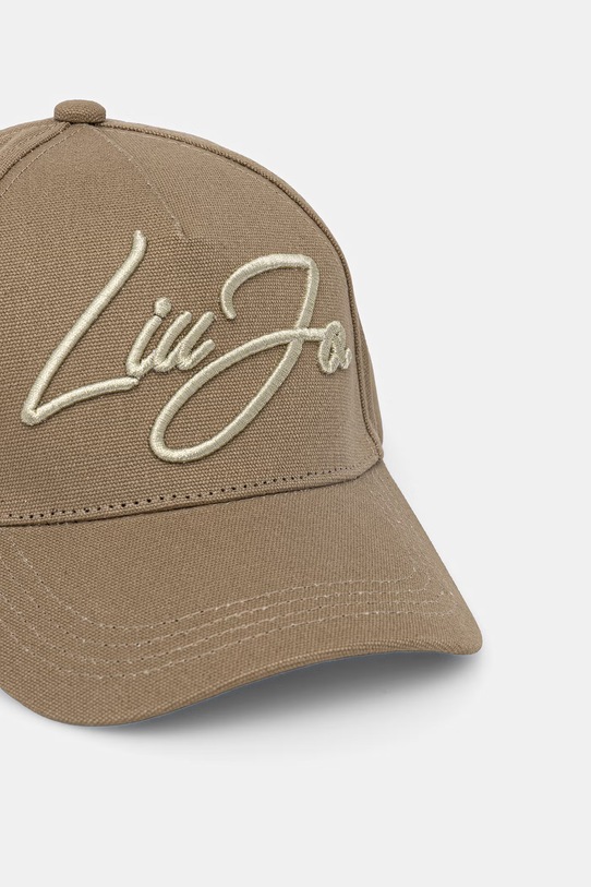 Liu Jo czapka z daszkiem bawełniana 2A6028.T0300 zielony SS26