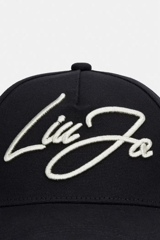 Liu Jo czapka z daszkiem bawełniana 2A6028.T0300 czarny SS26