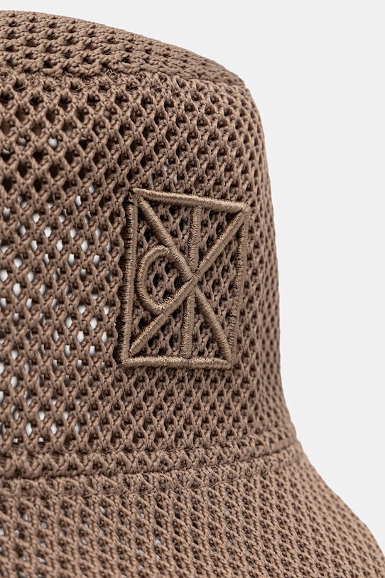 Calvin Klein klobúk dámsky LV04F5071G béžová SS26