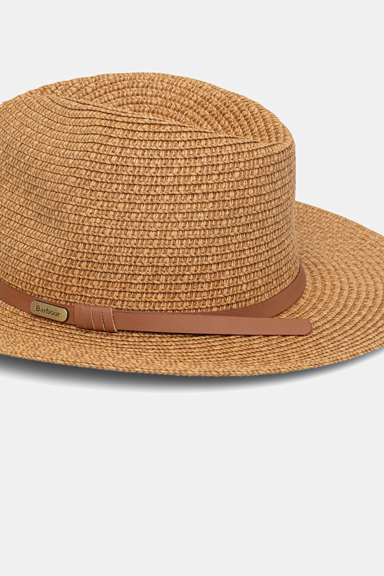 Barbour kapelusz z szerokim rondem damski Evelyn LHA0573 beżowy SS26