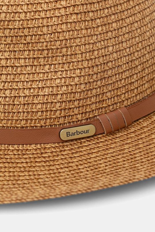 Akcesoria Barbour kapelusz z szerokim rondem damski Evelyn LHA0573 beżowy