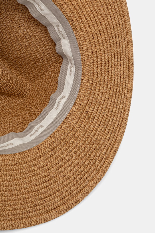 Barbour kapelusz z szerokim rondem damski Evelyn beżowy LHA0573