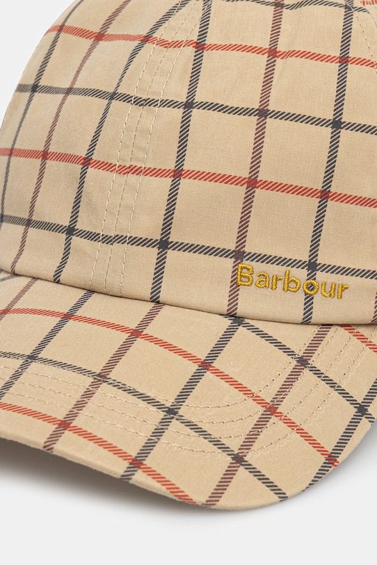 Barbour czapka bejsbolówka damska bawełniana Mackworth LHA0618 beżowy SS26