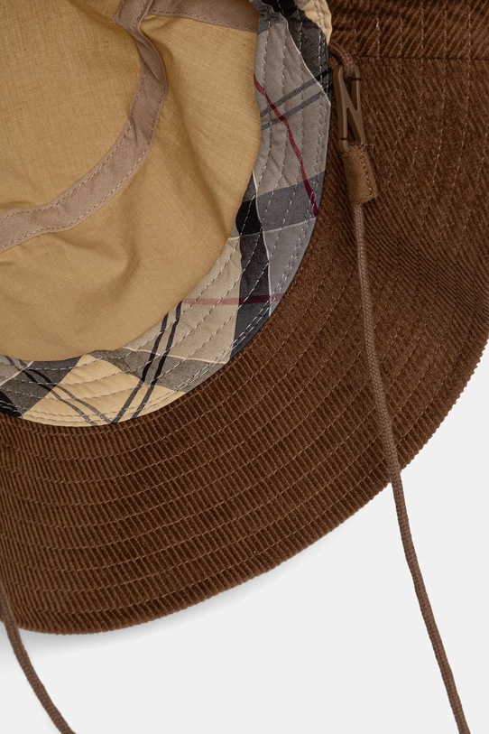 Barbour bucket hat damskie bawełniane Asker beżowy LHA0620
