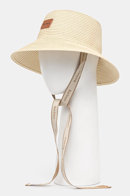 Barbour kapelusz słomkowy damski Polly beżowy LHA0625