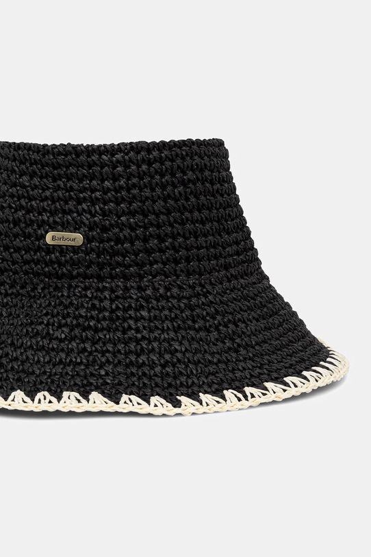 Akcesoria Barbour kapelusz damski Camille LHA0626 czarny
