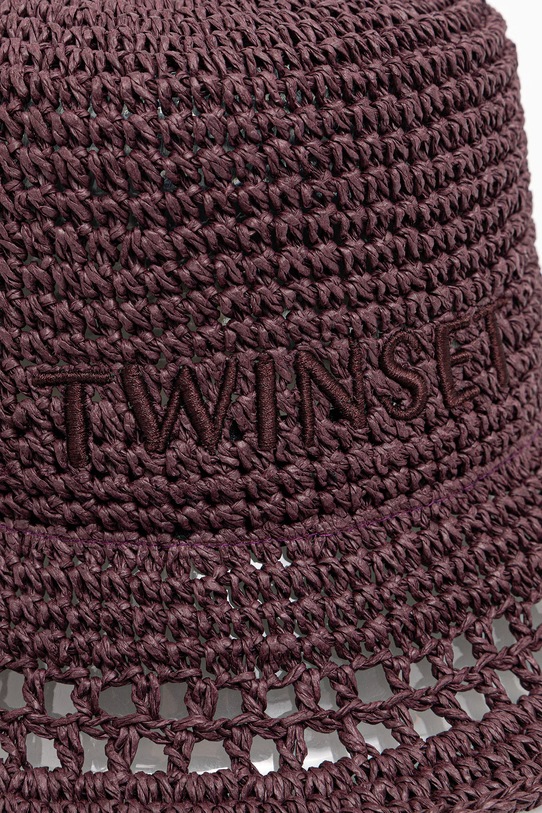 Akcesoria Twinset kapelusz 261LB4ANN bordowy