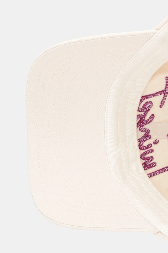 Βαμβακερό καπέλο του μπέιζμπολ Twinset μπεζ 261TA4390