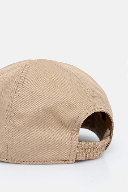 Twinset czapka z daszkiem bawełniana 261TA4391 beżowy SS26