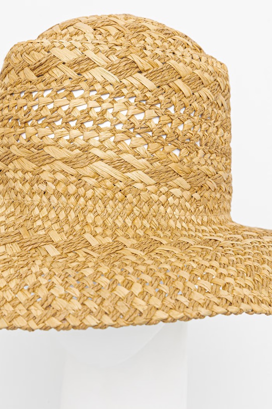 Akcesoria Twinset kapelusz słomkowy damski 261LM5BDD beżowy