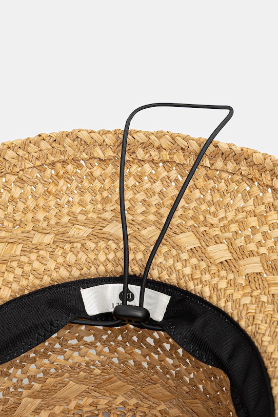 Twinset kapelusz słomkowy damski 261LM5BDD beżowy