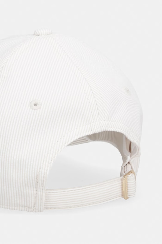 Doplnky Tommy Hilfiger bejzbalová čiapka dámska bavlnená AW0AW18328 béžová