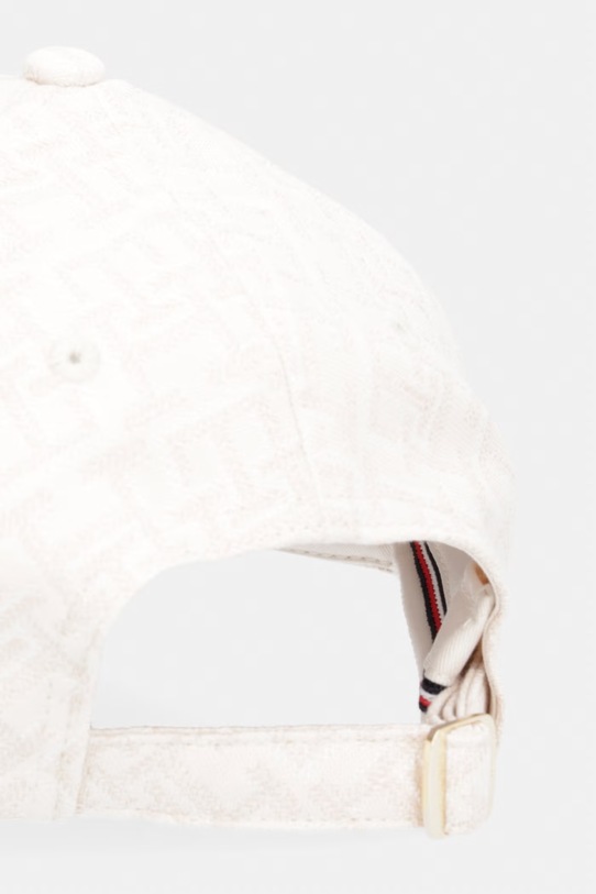 Doplnky Tommy Hilfiger čiapka so šiltom dámska bavlnená AW0AW18331 béžová