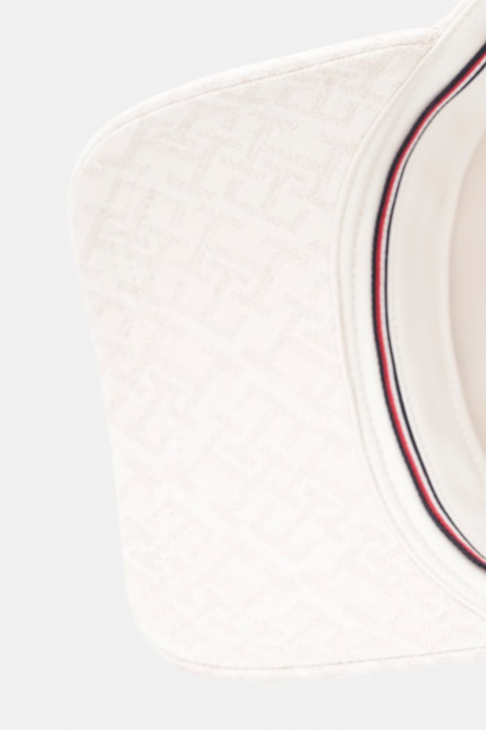 Tommy Hilfiger čiapka so šiltom dámska bavlnená béžová AW0AW18331