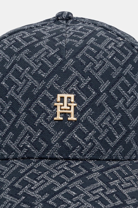 Tommy Hilfiger čiapka so šiltom dámska bavlnená AW0AW18331 tmavomodrá SS26