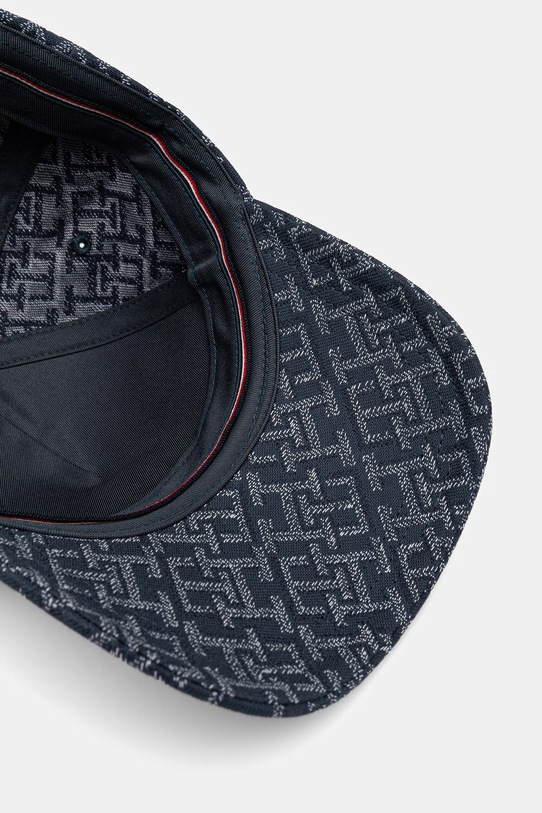 Tommy Hilfiger čiapka so šiltom dámska bavlnená tmavomodrá AW0AW18331