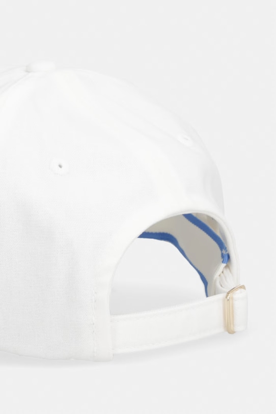 Dodaci Tommy Hilfiger kapa sa šiltom pamučna SUMMER AW0AW18338 bijela