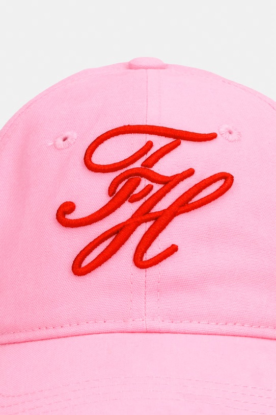 Tommy Hilfiger kapa sa šiltom pamučna ljetna AW0AW18338 roza SS26