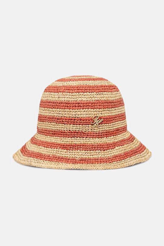 Tommy Hilfiger сламена шапка дамска SUMMER розов AW0AW18343