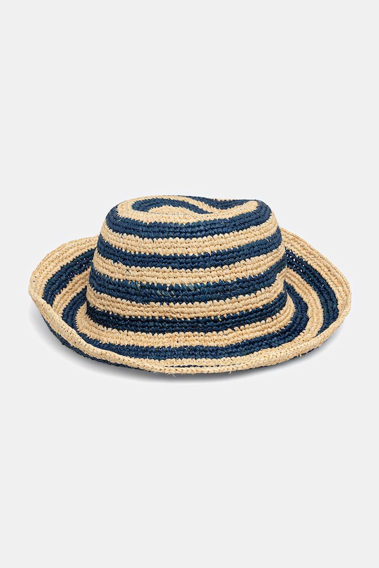 Аксесоари Tommy Hilfiger сламена шапка дамска SUMMER AW0AW18343 тъмносин