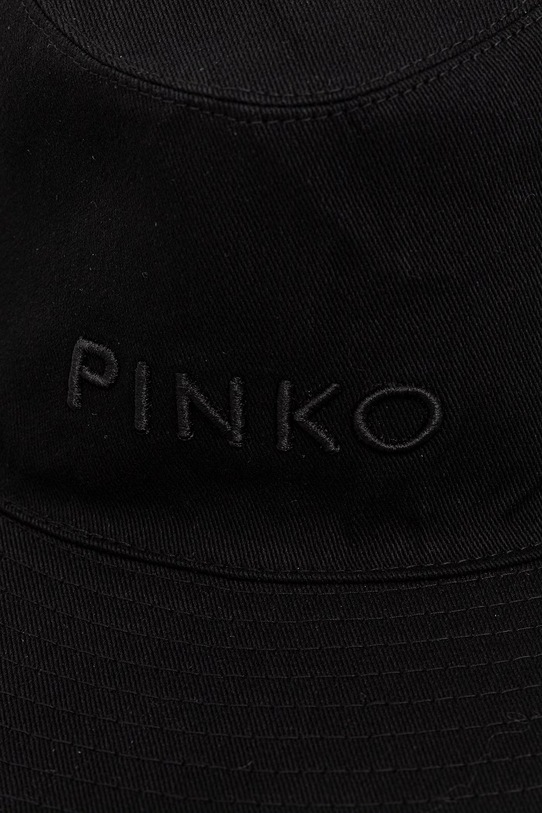 Dodatki Pinko klobuk s širokim robom ženski bombažni 106751.A38M črna