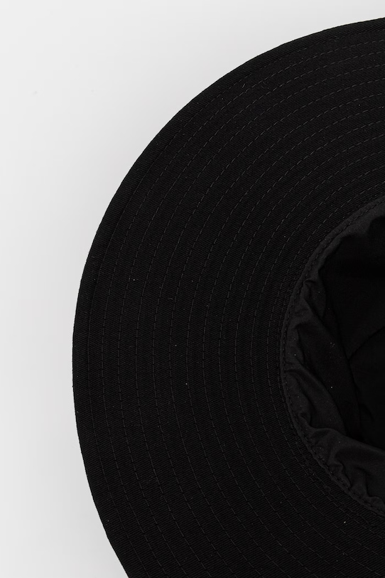 Pinko klobuk s širokim robom ženski bombažni 106751.A38M črna