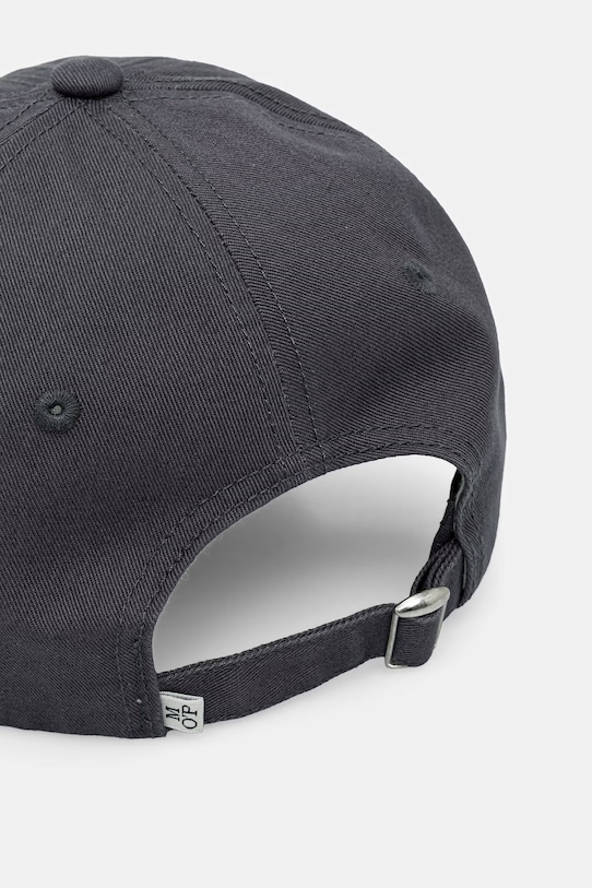 Akcesoria Marc O'Polo czapka z daszkiem damska bawełniana 5000013258 szary